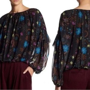 Free People Wildflower Honey Blouse